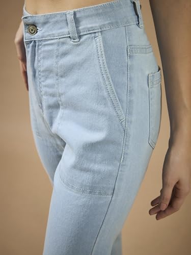 Image of Dolce Crudo High Rise Bootcut Jeans for Women