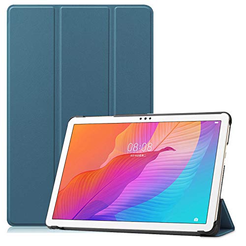 YGoal Custodia per Huawei MatePad T 10S/Honor Pad X8 10.1 - Slim Sottile Leggera in PU Pelle e PC Folio Cover Protettiva Case per Huawei MatePad T10S, DVerde