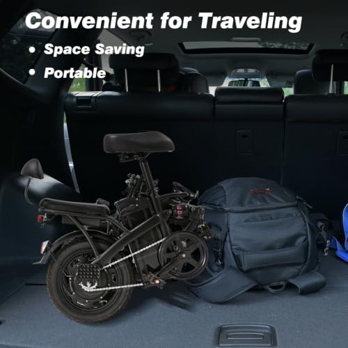 Mdeam Foldable Electric Bike 2 Seat