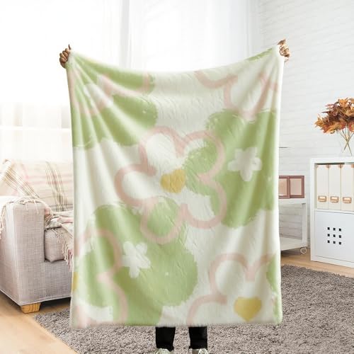 毛布 シングル ふわとろ毛布 blanket for winter ソファーカバー 粉緑柔花 冬 とろふわ blanket for all season とろとろケット 車 なめらか マイクロファイバー 蓄熱保温 軽い 軽量