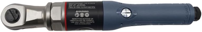 Ingersoll Rand 1211MAX-D4 1/2" Air Ratchet Wrench, 80 ft-lb Nut Busting Torque, 625 RPM