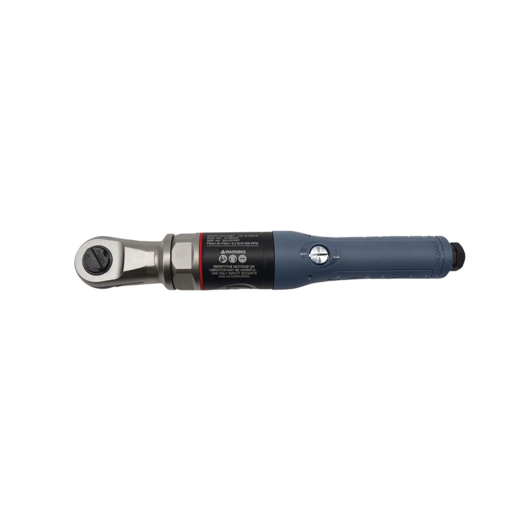 Ingersoll-Rand Chiave a Cricchetto Pneumatica 1211MAX-D4-1/2", 110 Nm, 625 giri/min Potente e Resistente