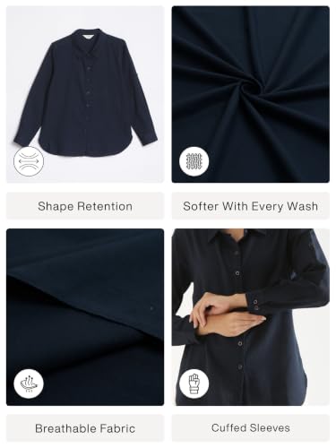 Image of SAADAA Airy Linen Shirt | Solid Regular Fit Casual Shirts Stylish for Women