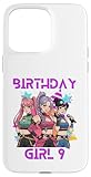 9 años cumpleaños K Pop niños 9 cumpleaños niñas K-Pop Carcasa para iPhone 15 Pro MAX