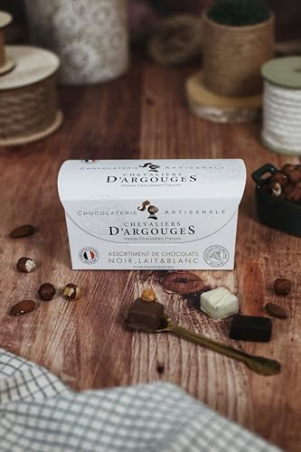 Chevaliers d'Argouges - Assortiment de chocolats noir, lait, blanc - Ballotin dégustation - 175g (Lot de 2) – vue 5