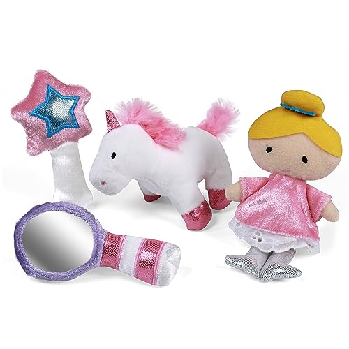 Image of GUND Baby Princess Castle 5-Piece Sensory Plush Toy Playset for Babies