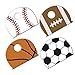 LUCLA Sports Key Identifier Cap, 4 Pack, Assorted (16104)