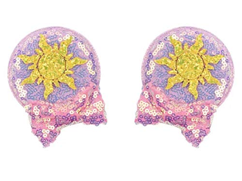 CLGIFT Minnie Mouse Ears Baby/Toddler Headband, Minnie Mouse Baby Ears, Minnie Mouse Ears Baby Headband, Toddler Headband (Rapunzel Hair Clip)