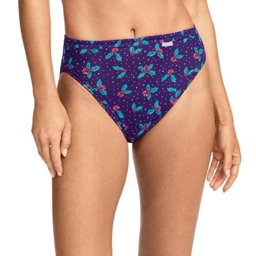 Image of Jockey Women's Underwear Plus Size 100% Cotton Elance French Cut - 3 Pack