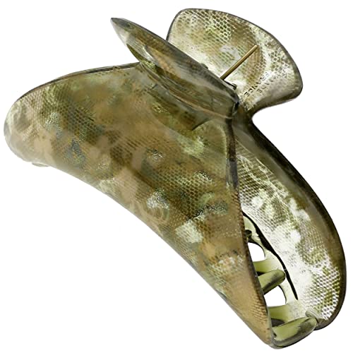 Camila Paris CP3424 French Hair Clips for Women, 3.75" Large Claw Clip Strong Hold All Day, No Damage No Slip Claw Clips for Thick Curly Wavy Fine Straight Hair, Jaw Clip Made in France