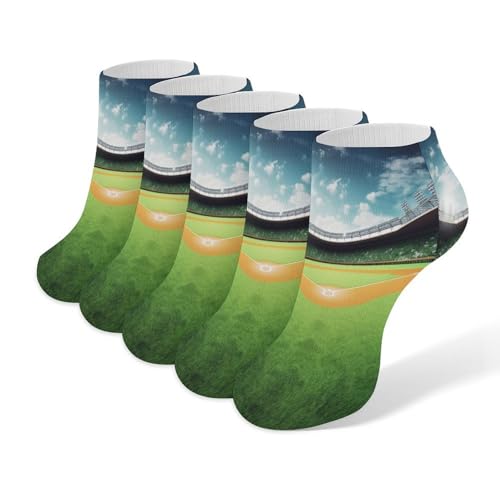 Calcetines deportivos de algodón premium de corte bajo con base reforzada unisex