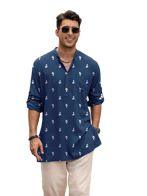 be active Men's Stylish Cotton Cream Colour Kurta (A1NSK1021 4 S).-picture-16