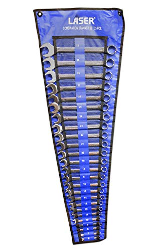 Laser 6396 Combination Spanner, Set of 25