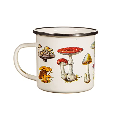 Image of Sass & Belle Vintage Mushroom Enamel Mug
