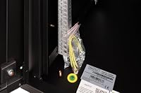 DIGITUS Netzwerk-Schrank 19 zoll 16 HE - Wandmontage - 600 mm Tiefe - Traglast 100 kg - Unique Serie - Glastür - Schwarz – Ansicht 7