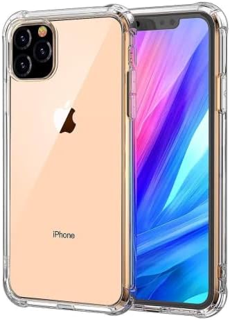 For iPhone 11 Clear Skin Gel Bumper Case Phone Protector Shockproof Transparent Silicone Soft TPU Crystal Gel Case Cover All Round Protective Cover