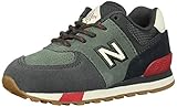 New Balance Kids' 574 V1 Classic Lace-Up Sneaker, Camo Green, 2 W US Infant