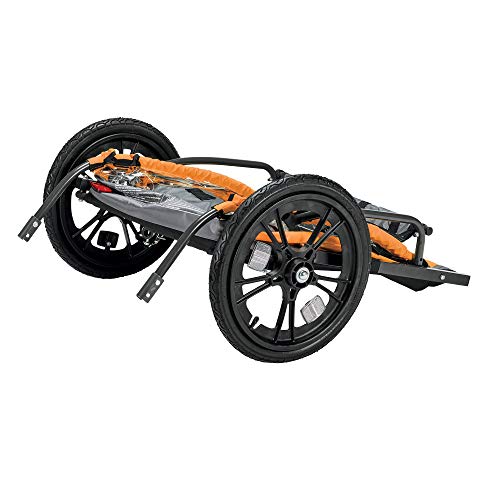Allen Sports Hi-Viz 2-Child Bicycle Trailer, Model ET2-O, Orange