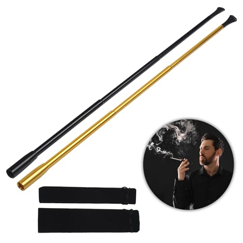 KAHOUI - 2pcs Porte-cigarette femme, Porte-cigarettes pour femmes, Long porte-cigarettes extensible, porte-cigarettes vintage, Accessoires de déguisement Cosplay pour la décoration de fête de carnaval