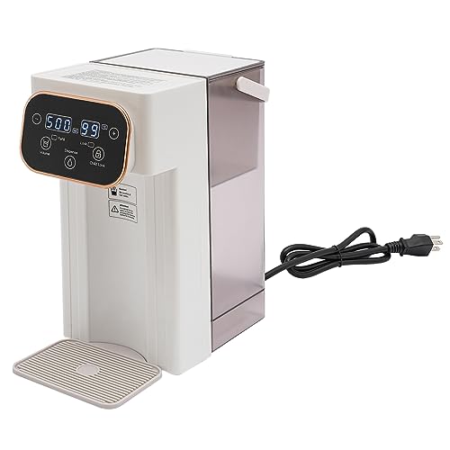 Mini Household Instant Hot Water Dispenser 3L 8 Temperature Options Quick Heating Water Warmer with Volume Settings LCD Display and Safety Lock