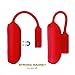 MiPhee Silicone Clip Holder for Go-tcha, Red