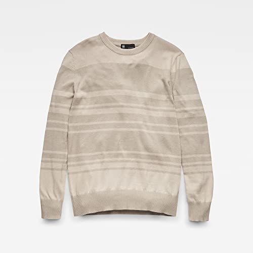Tricots homme G-STAR stripe knitted pullover en maille rayée casual - 5