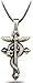 BEISUOSIBYW Co.,Ltd Mann Halskette Frau Anhänger Halskette Anime Fullmetal Alchemist Bronze Metall Anhänger Halskette Anhänger Kreuz Schlange Schmuck Halskette Mädchen Geschenk