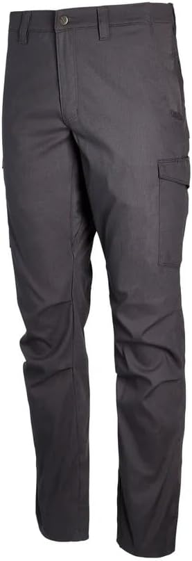 Men's Phantom Flex Ops Pant - Mens Stretch Mini Ripstop Pants, Modern Athletic Fit, Articulated Knees, Cargo Pocket Utility Wear Outdoor Gear, Smoke Gray - 30W x 34L