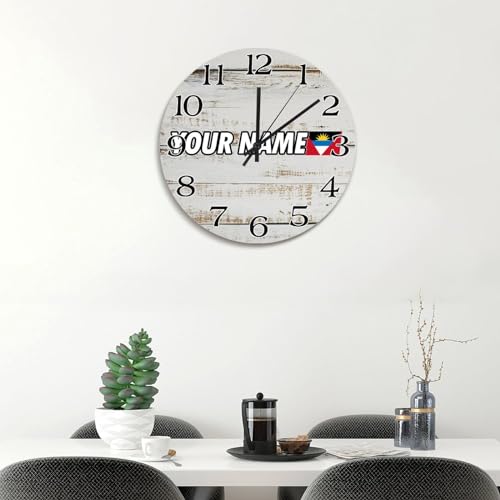 Horloge murale de ferme Antigua-et-Barbuda decoration salon style retro - 4