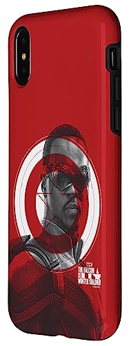 Funda iPhone X Marvel Falcon protectora Winter Soldier Shield 2