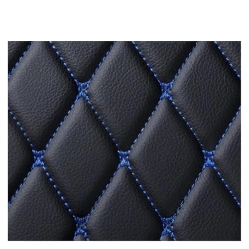 Tapis de coffre Jaguar XJL anti-saleté en cuir PU noir bleu pour modèles de 2010 à 2018