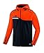 Produktbild JAKO Damen Kapuzenjacke Competition 2.0, schwarz/neonorange, 34, 6818