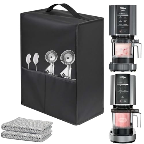 Ice CreamMachine Dust Cover Waterproof Dust Cover Is Suitable For Ninja Nc301creami Ice Cream Machine/Nc299amz Creami Ice Cream Machine/Frozen Dessert Machine/Ice Cream Machine (7 X 11.8x 15.7 Inches)