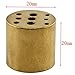 E-outstanding Incense Holder Brass Incense Burner Holder with 9 Different Sizes Holes Incense Stick Holder