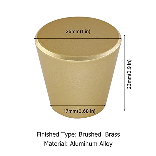 Homdiy 10 Pack Brass Cabinet Knobs Gold Knobs For Dresser - Gold Knobs For Kitchen Cabinets Brass Drawer Knobs Mo745Gd #TOP1