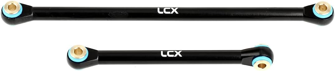 LCX Racing 1/18th RC Crawler Car Aluminum Steering Link Set for Axial Capra UTB18 Unlimited Trail Buggy, Upgrades Parts Accessories (Steering Link Set)