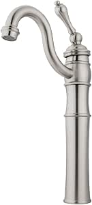 Kingston Brass KB3428AL Victorian Vessel Sink Faucet, Brushed Nickel ...