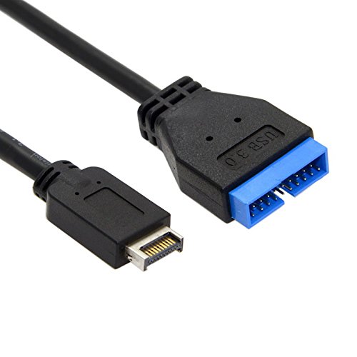 Goliton USB 3.1 Front Panel Header to USB 3.0 20Pin Header Extension Cable 20cm Compatible for ASUS Motherboard
