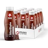 Maxi Nutrition MaxShake Protein Milkshake, saveur chocolat, 25 g de protéines, 330 ml x 12