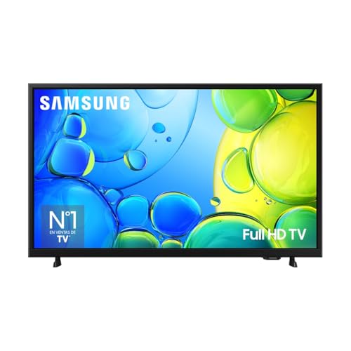 Samsung TV 32 Pulgadas Full HD F6005 4K Smart TV, Más Contraste con HDR, Sonido con OTS Lite, más de 500 Canales TV Plus y Tus Datos protegidos Knox Security