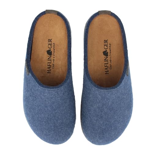Image of HAFLINGER Manhattan Felt Clog Wool Slipper Unisex