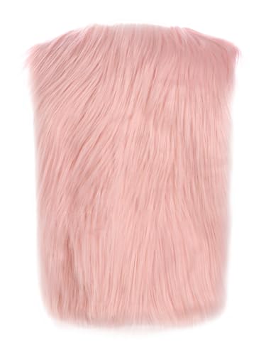 Kids Girls Faux Fur Vest Sleeveless Jacket Coat Cardigan Overcoat Waistcoat for Pageant Weeding Party2