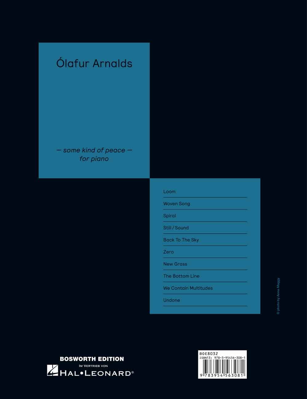 Ólafur Arnalds Some Kind of Peace Piano Solo | Recueil de Chansons Partitions Piano Moderne Classique | 10 Transcriptions Album 2020 Intermédiaire Avancé | Illustrations Commentaires Compositeur