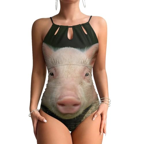 Beachwear monokini cochon mignon maillot une pièce d'excellente coupe