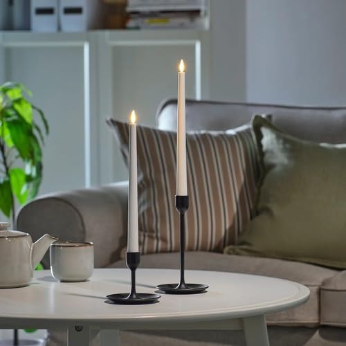 Amazon.co.jp : IKEA イケア LEDテーパーキャンドル 電池式 ホワイト