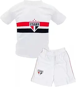 Uniforme de Futebol Infantil do São Paulo, Branco, Oficial