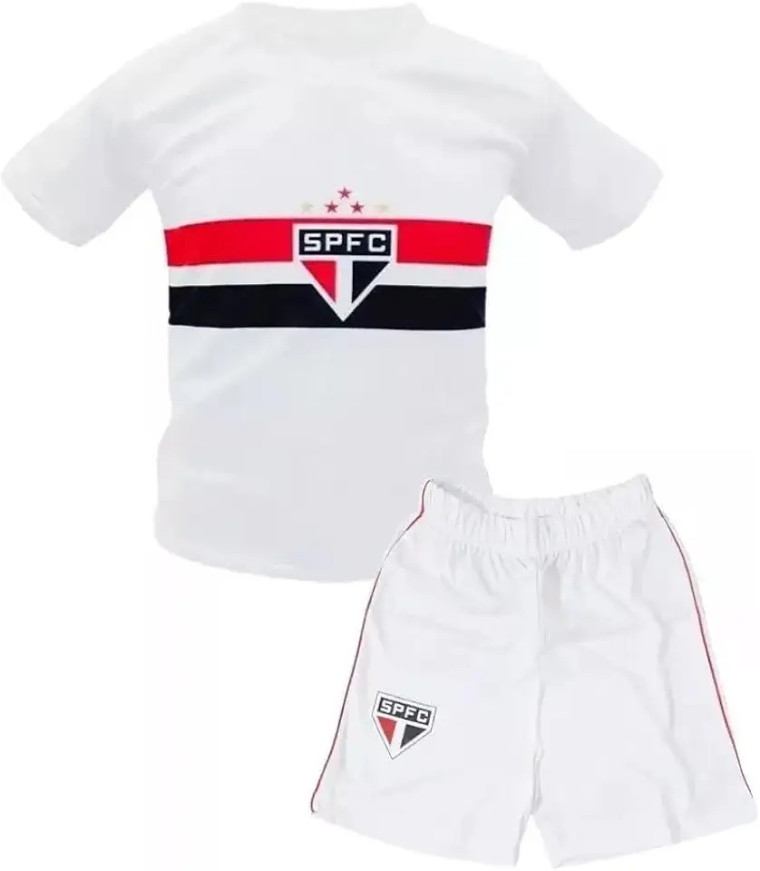 Uniforme de Futebol Infantil do São Paulo, Branco, Oficial