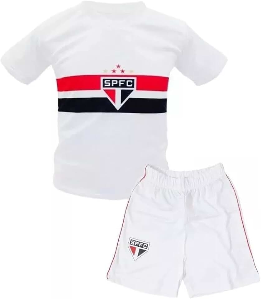 Uniforme de Futebol Infantil do São Paulo, Branco, Oficial