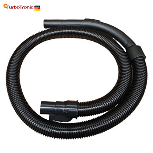 Ersatzschlauch schwarz für Multi-Zyklon Staubsauger Turbotronic CV05, Saugschlauch inkl. Bogen und Luftschieber
