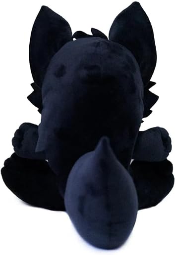 Anime Plush Plush, 9.8 Inch Anime Soft Plush Doll Fan Gift Black, X-Large